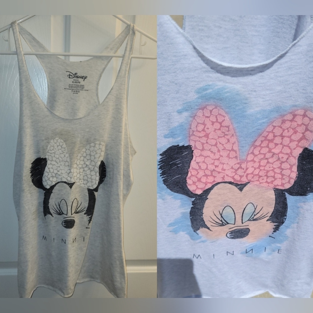 Minnie Mouse Disney UV Color Changing Tank Top XL